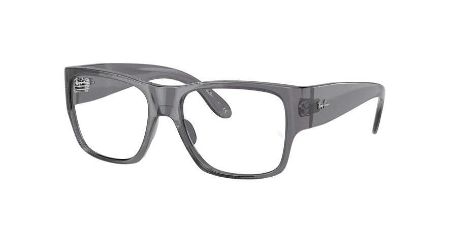 Ray-Ban Junior Vista JUNIOR WAYFARER NOMAD RY9287V Square Eyeglasses  3900-TRANSPARENT GREY 51-16-130 - Color Map grey