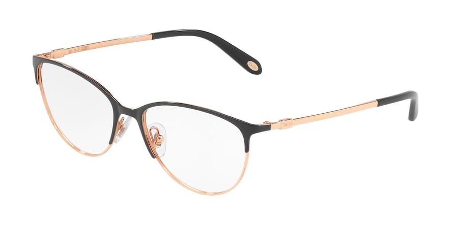 Tiffany TF1127 Cat Eye Eyeglasses  6122-BLACK & RUBEDO 54-16-140 - Color Map black
