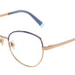 Tiffany TF1138 Round Eyeglasses  6152-BLUE & RUBEDO 53-17-140 - Color Map blue