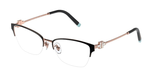 Tiffany TF1141 Cat Eye Eyeglasses  6122-BLACK ON RUBEDO 54-16-140 - Color Map black