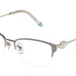 Tiffany TF1141 Cat Eye Eyeglasses  6133-CAMEL ON PALE GOLD 54-16-140 - Color Map light brown