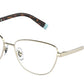Tiffany TF1142 Cat Eye Eyeglasses  6021-PALE GOLD 56-16-145 - Color Map gold