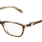 Tiffany TF2074 Cat Eye Eyeglasses  8155-HAVANA ON TRANSPARENT 52-16-135 - Color Map havana