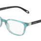Tiffany TF2094 Square Eyeglasses  8239-POIS BLACK BLUE 54-17-140 - Color Map blue
