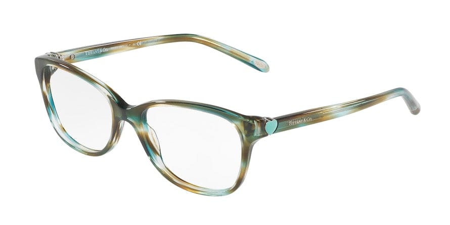 Tiffany TF2097 Square Eyeglasses  8124-OCEAN TURQUOISE 52-16-135 - Color Map green