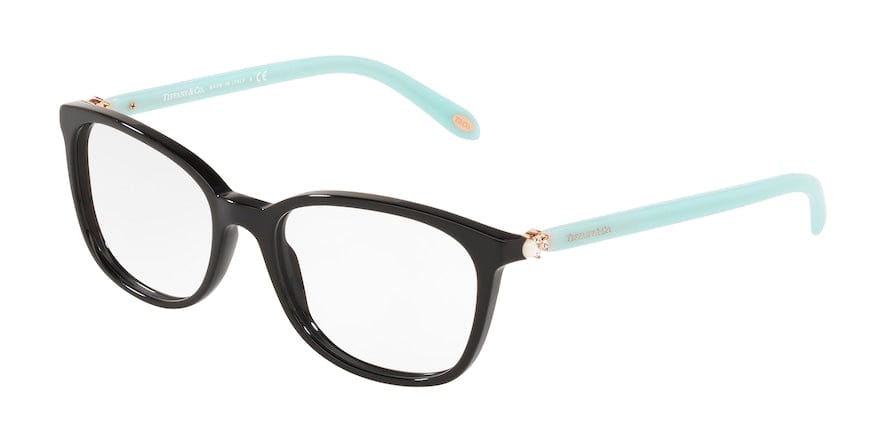 Tiffany TF2109HB Square Eyeglasses  8001-BLACK 53-17-140 - Color Map black