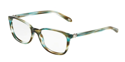 Tiffany TF2109HB Square Eyeglasses  8124-OCEAN TURQUOISE 53-17-140 - Color Map green