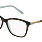 Tiffany TF2116B Square Eyeglasses  8134-HAVANA ON TIFFANY BLUE 53-16-140 - Color Map havana