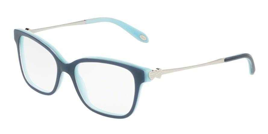 Tiffany TF2141 Square Eyeglasses  8165-BLUE ON SHOT BLUE 52-16-140 - Color Map blue
