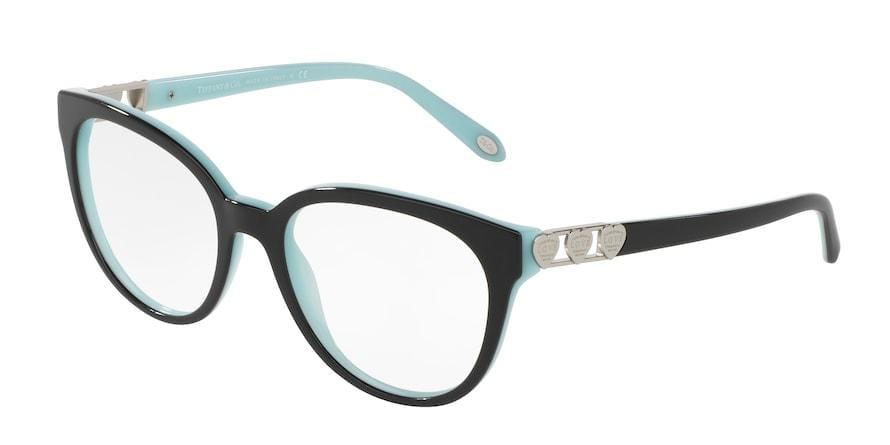 Tiffany TF2145 Phantos Eyeglasses  8055-BLACK/BLUE 52-18-140 - Color Map black