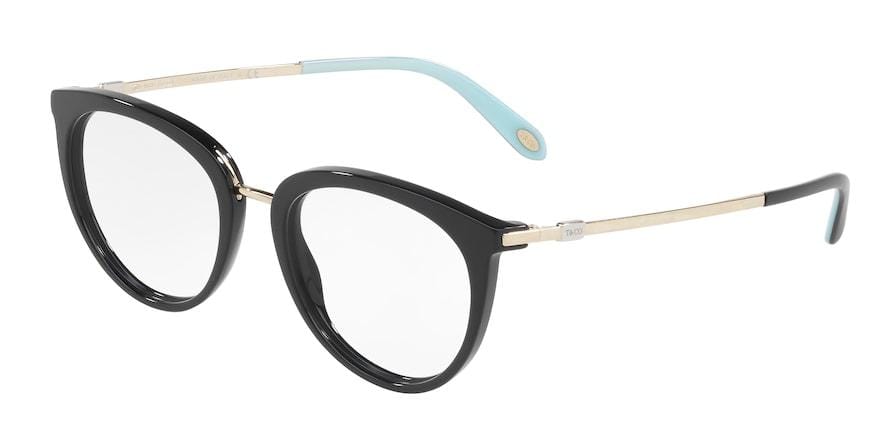 Tiffany TF2148 Round Eyeglasses  8001-BLACK 50-19-140 - Color Map black