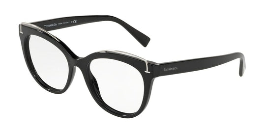 Tiffany TF2166 Cat Eye Eyeglasses  8001-BLACK 53-17-140 - Color Map black