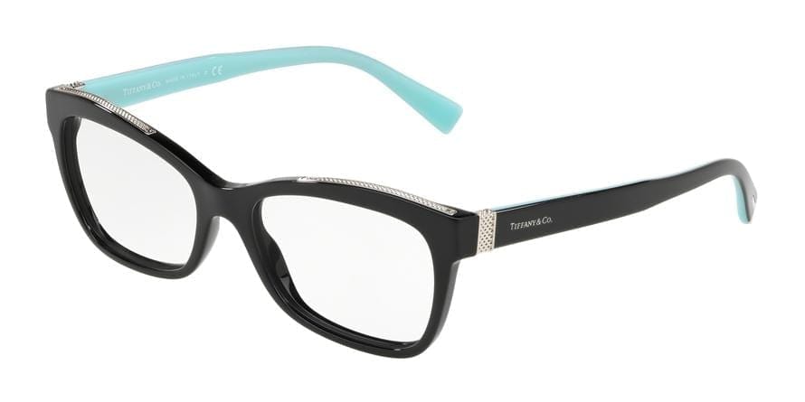 Tiffany TF2167F Rectangle Eyeglasses  8001-BLACK 54-17-140 - Color Map black
