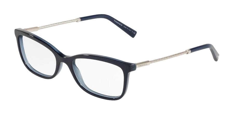 Tiffany TF2169 Rectangle Eyeglasses  8191-PEARL SAPPHIRE 53-17-140 - Color Map blue