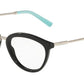 Tiffany TF2173F Phantos Eyeglasses  8001-BLACK 53-18-140 - Color Map black