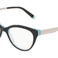Tiffany TF2180 Butterfly Eyeglasses  8274-BLACK ON CRYSTAL TIFFANY BLUE 54-16-140 - Color Map black