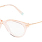 Tiffany TF2183 Cat Eye Eyeglasses  8278-CRYSTAL ROSE 52-16-140 - Color Map pink