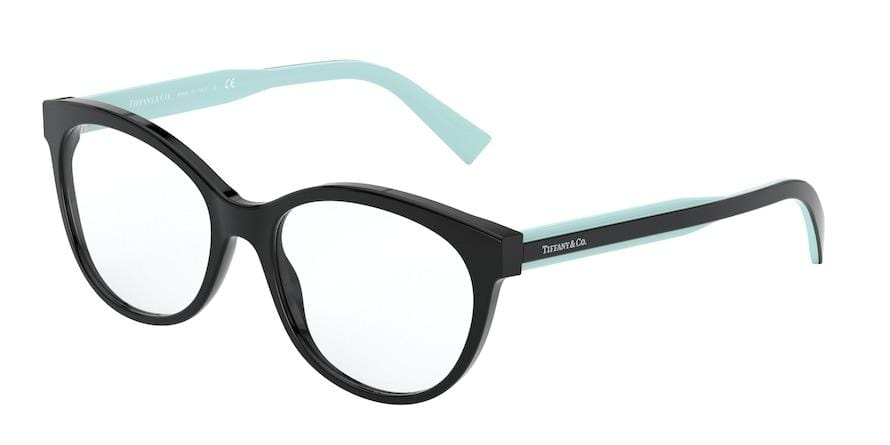 Tiffany TF2188F Cat Eye Eyeglasses  8001-BLACK 53-17-140 - Color Map black