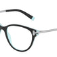 Tiffany TF2193 Phantos Eyeglasses  8055-BLACK ON TIFFANY BLUE 53-17-140 - Color Map black
