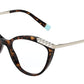 Tiffany TF2198B Cat Eye Eyeglasses  8015-HAVANA 53-16-140 - Color Map havana