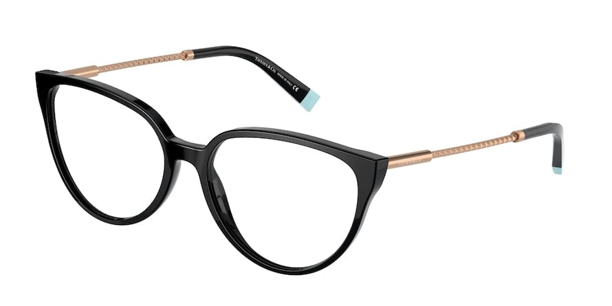 Tiffany TF2206 Cat Eye Eyeglasses  8001-BLACK 55-16-140 - Color Map black