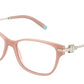 Tiffany TF2207 Rectangle Eyeglasses  8268-OPAL NUDE 54-15-140 - Color Map pink