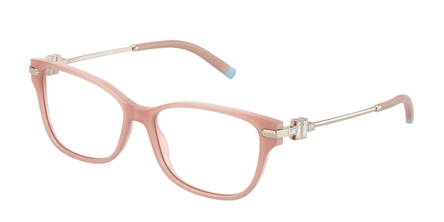 Tiffany TF2207 Rectangle Eyeglasses  8268-OPAL NUDE 54-15-140 - Color Map pink