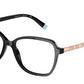 Tiffany TF2211 Pillow Eyeglasses  8001-BLACK 54-15-140 - Color Map black