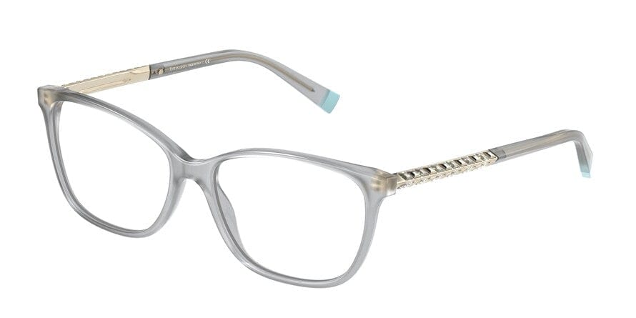 Tiffany TF2215BF Rectangle Eyeglasses  8267-OPAL GREY 52-15-140 - Color Map grey