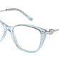 Tiffany TF2216 Butterfly Eyeglasses  8333-LIGHT BLUE TRANSPARENT 54-16-140 - Color Map blue