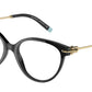 Tiffany TF2217F Cat Eye Eyeglasses  8001-BLACK 53-17-140 - Color Map black