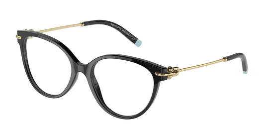 Tiffany TF2217F Cat Eye Eyeglasses  8001-BLACK 53-17-140 - Color Map black