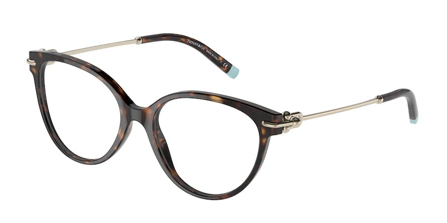 Tiffany TF2217F Cat Eye Eyeglasses  8015-HAVANA 53-17-140 - Color Map havana