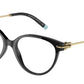 Tiffany TF2217 Cat Eye Eyeglasses  8001-BLACK 53-17-140 - Color Map black