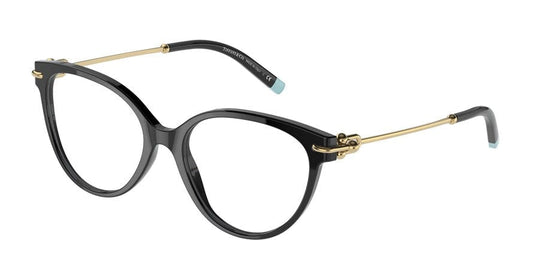 Tiffany TF2217 Cat Eye Eyeglasses  8001-BLACK 53-17-140 - Color Map black