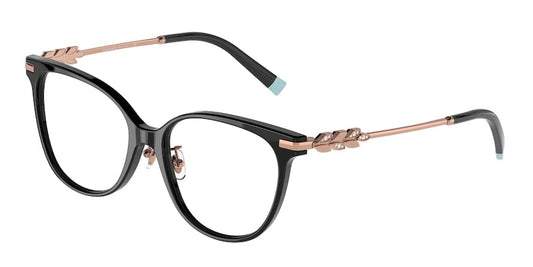 Tiffany TF2220BF Cat Eye Eyeglasses  8001-BLACK 52-16-140 - Color Map black