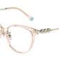 Tiffany TF2220BF Cat Eye Eyeglasses  8337-NUDE TRANSPARENT 52-16-140 - Color Map pink
