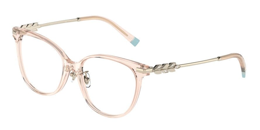 Tiffany TF2220BF Cat Eye Eyeglasses  8337-NUDE TRANSPARENT 52-16-140 - Color Map pink