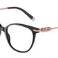 Tiffany TF2220B Cat Eye Eyeglasses  8001-BLACK 54-16-140 - Color Map black