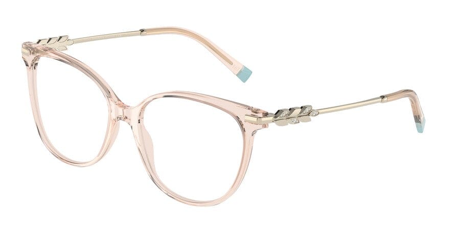 Tiffany TF2220B Cat Eye Eyeglasses  8337-NUDE TRANSPARENT 54-16-140 - Color Map pink