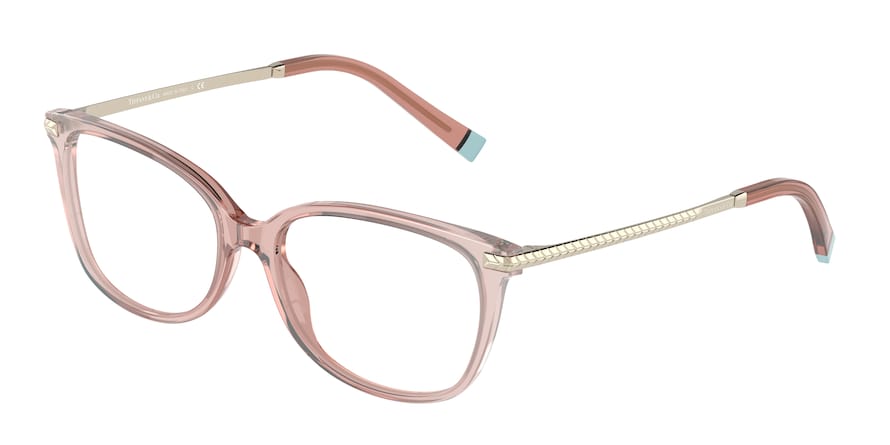 Tiffany TF2221 Rectangle Eyeglasses  8345-PINK GRADIENT MILKY PINK 54-16-140 - Color Map pink