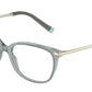 Tiffany TF2221 Rectangle Eyeglasses  8346-GREEN GRADIENT MILKY GREEN 54-16-140 - Color Map green