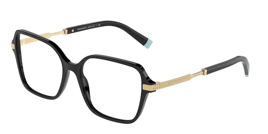 Tiffany TF2222 Square Eyeglasses  8001-BLACK 54-16-145 - Color Map black
