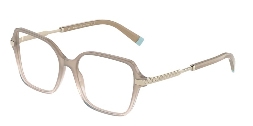 Tiffany TF2222 Square Eyeglasses  8348-OPAL BEIGE GRADIENT 54-16-145 - Color Map light brown