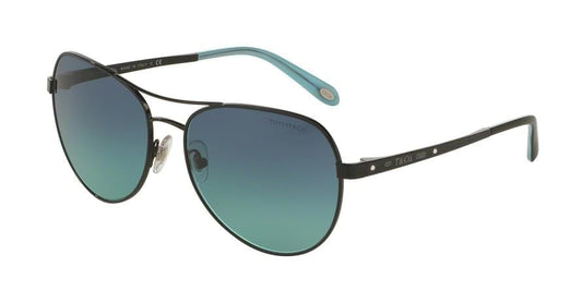 Tiffany TF3051B Pilot Sunglasses  60999S-BLACK 58-15-135 - Color Map black
