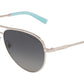 Tiffany TF3062 Pilot Sunglasses  6037T3-SILVER 57-13-140 - Color Map silver