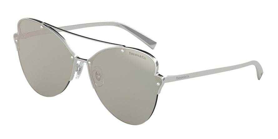 Tiffany TF3063 Butterfly Sunglasses  6001T7-SILVER 64-12-140 - Color Map silver