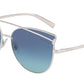Tiffany TF3064 Irregular Sunglasses  60019S-SILVER 61-15-140 - Color Map silver