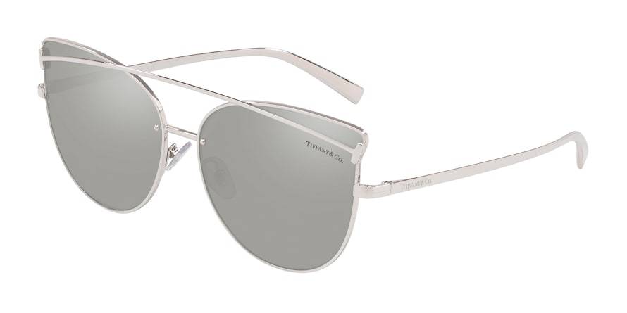 Tiffany TF3064 Irregular Sunglasses  61376G-SILVER 61-15-140 - Color Map silver