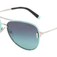 Tiffany TF3066 Pilot Sunglasses  60019S-SILVER 62-15-135 - Color Map silver